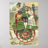 Kleeblatt Verheirateter Pferdetransporter Poster (Vorne)