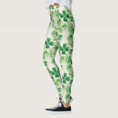 Kleeblatt Vierblättriges Kleeblatt St. Patrick's D Leggings (Links)
