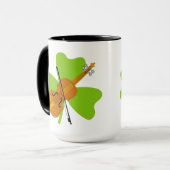 Kleeblatt Violin Tasse (Vorderseite Links)