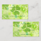 Kleeblatt Visitenkarte (Vorne/Hinten)