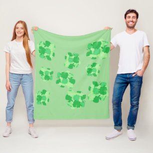Kleeblatt von Kleeblättern für Vliesstoffe Fleecedecke