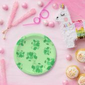 Kleeblatt von Kleeblättern Papier Teller (Party)