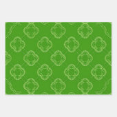 Kleeblatt-Walzer Geschenkpapier Set (Vorderseite)