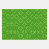 Kleeblatt-Walzer Geschenkpapier Set (Vorderseite)