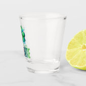 Kleeblatt Wasserfarbe - Sláinte - St Patrick Day Schnapsglas (Rechts)