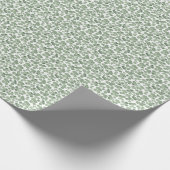 Kleeblatt Wasserfarbe St. Patrick's Clover Gemuste Geschenkpapier (Ecke)