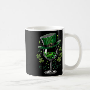 Kleeblatt Wine Gles Drinks St Patricks Day Irish Kaffeetasse