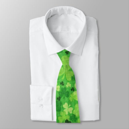 Kleeblatt "Woven Cloth" St. Patrick's Day Krawatte (Gebunden)