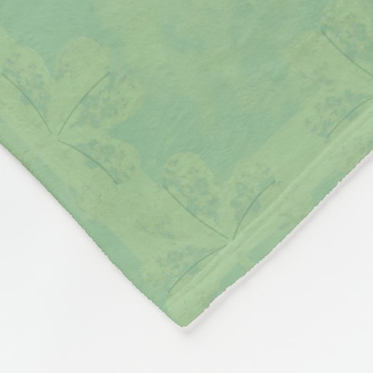 Kleeblatt Wunderschöne Fotorahmen Fleece Blanket (Ecke)