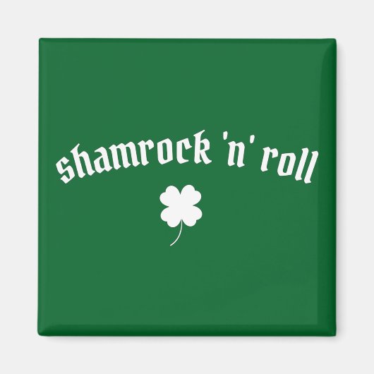 Kleeblatt zum St. Patrick's Day Magnet (Vorne)