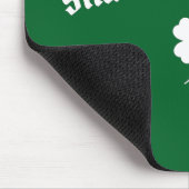 Kleeblatt zum St. Patrick's Day Mousepad (Ecke)