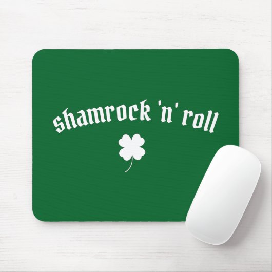 Kleeblatt zum St. Patrick's Day Mousepad (Mit Mouse)