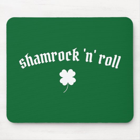 Kleeblatt zum St. Patrick's Day Mousepad (Vorne)