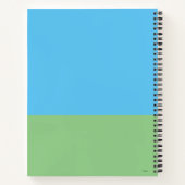 Kleeblatt zur Holzbeförderung Notizblock (Rückseite)