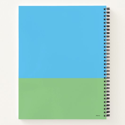 Kleeblatt zur Holzbeförderung Notizblock (Rückseite)