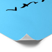 Kleeblatt zur Holzbeförderung Poster (Ecke)