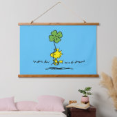 Kleeblatt zur Holzbeförderung Wandteppich Mit Holzrahmen (Schlafzimmer)