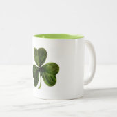 Kleeblatt Zweifarbige Tasse (VorderseiteRechts)
