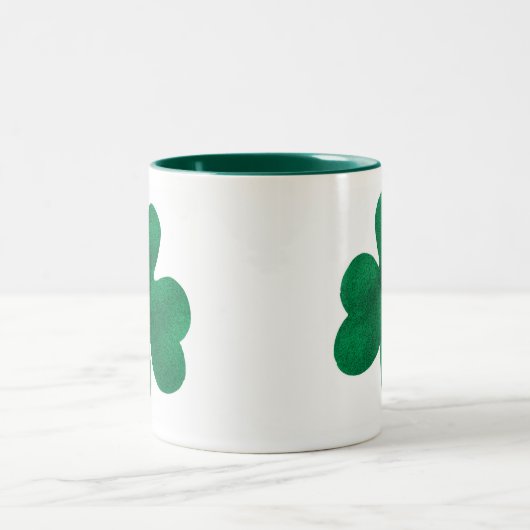 Kleeblatt Zweifarbige Tasse (Mittel)