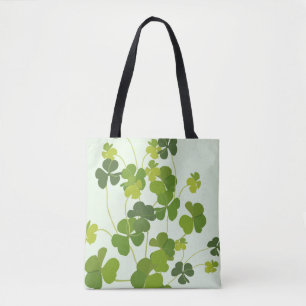 Kleeblattblumenstrauß, St Patrick Tag Tasche
