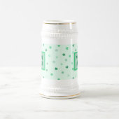 Kleeblätter 4-blättrige Klee - Dunkle bis leichte Bierglas (Mittel)