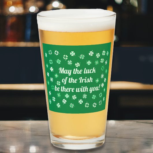 Kleeblätter 4-blättrige Klee - leicht bis dunkel G Glas