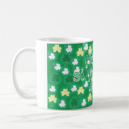 Kleeblätter an St Patrick Tag Kaffeetasse