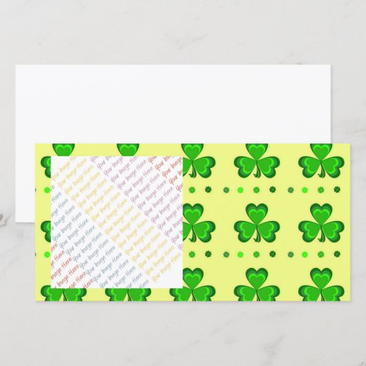 Kleeblätter auf Gold (Vorne/Hinten)