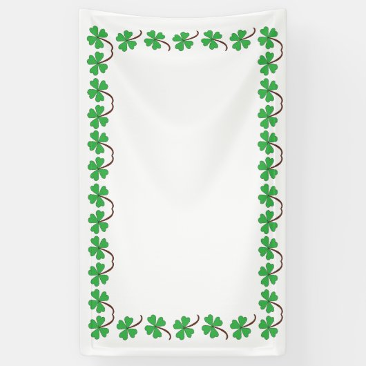  Kleeblätter Banner (Vertikal)