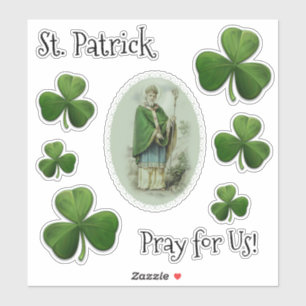 Kleeblätter Bishop-St Patrick religiös Aufkleber