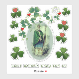 Kleeblätter Bishop-St Patrick religiös Aufkleber