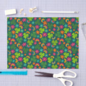 Kleeblätter, Blume und Rainbows St. Patrick's Day Seidenpapier (Handwerk)