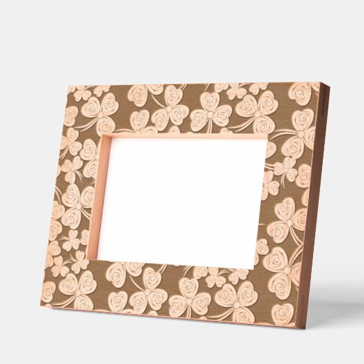 Kleeblätter Design gravierte Rahmen (Links)