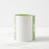 Kleeblätter, die Sie wünschen Zweifarbige Tasse (Mittel)