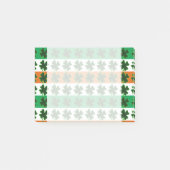 Kleeblätter für den St. Patrick's Day Post-it Klebezettel (Vorderseite)