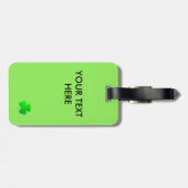 Kleeblätter Gepäckmarke Gepäckanhänger (Rückseite horizontal)