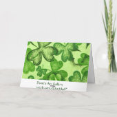 Kleeblätter - Karte (Rückseite)