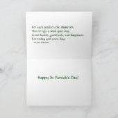 Kleeblätter - Karte (Innenseite)