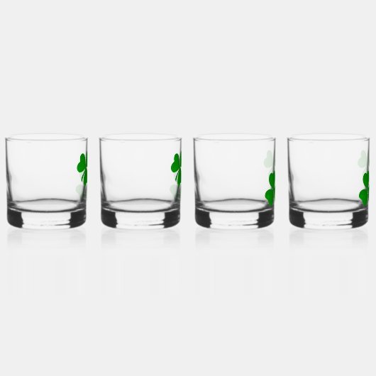 Kleeblätter Klee Whiskyglas (Rechts)