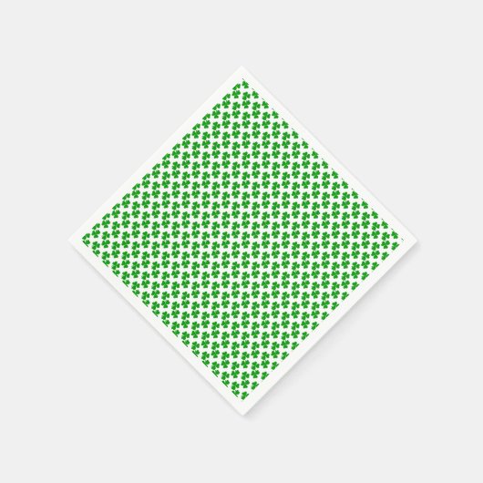 Kleeblätter Kleine Kleeblatten, 3 Blatt Serviette (Ecke)