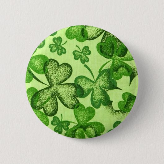 Kleeblätter - Knopf Button (Vorderseite)