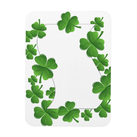 Kleeblätter Magnet (Vertikal)