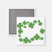 Kleeblätter Magnet (Vorderseite/Rückseite)