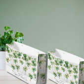 Kleeblätter mit Goldperlen Große Geschenktüte