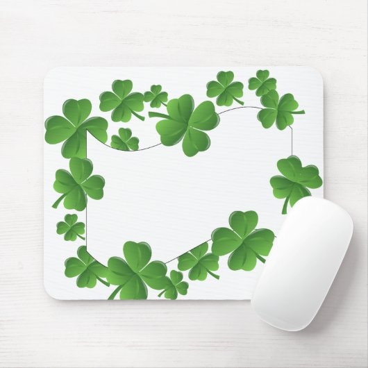 Kleeblätter Mousepad (Mit Mouse)