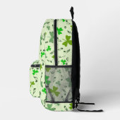 Kleeblätter Musiknoten Bedruckter Rucksack (Rechts)