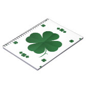 Kleeblätter Notizblock (Linke Seite)