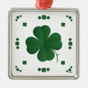 Kleeblätter Ornament Aus Metall