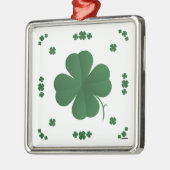 Kleeblätter Ornament Aus Metall (Links)