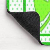 Kleeblätter & Polka Dots - Mousepad (Ecke)